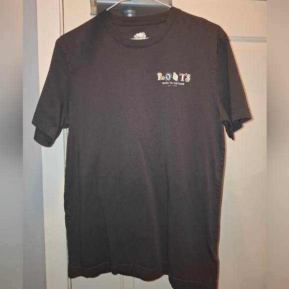 Roots Men's Charcoal Tee - Picture 7 of 9